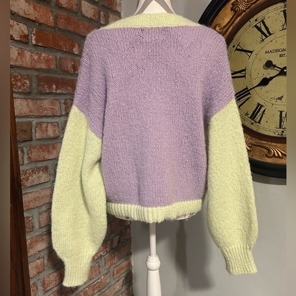 ASOS • Pastel Colorblock Cardigan - Picture 5 of 6